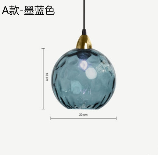 Stained Glass Chandelier Living Room Decoration Bedroom Bedside Lamp Display Window Restaurant Bar