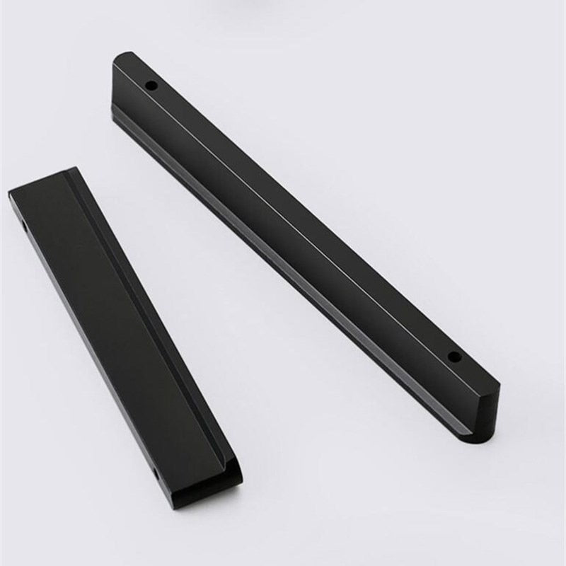 1Pc Simple Gold Brushed Kitchen Cabinet Long Door Handles Aluminum Alloy Wardrobe Cupboard Pulls