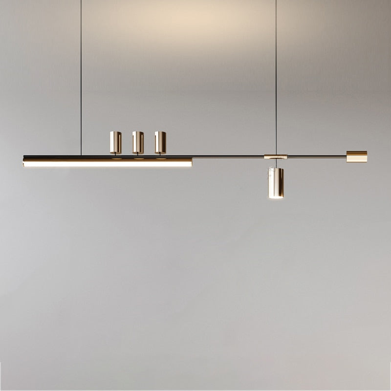 Modern Kitchen Chandelier Deluxe Dining Room Lamp Indoor Lighting Living Long Villa Cafe Pendant