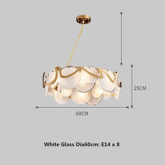 Dining Room Pendant Lights Modern Luxury Living Bedroom Creative Grey White Crystal Hanging Home