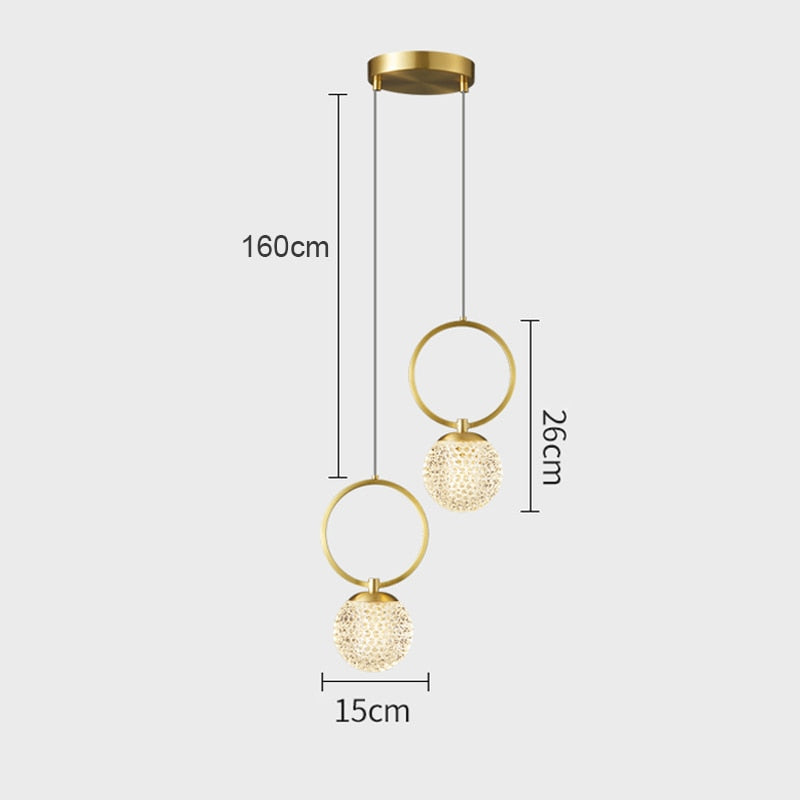 Nordic Led Pendant Light Hanging Lamp Indoor Lighting Home Decoration Dining Tables Bedroom Bedside