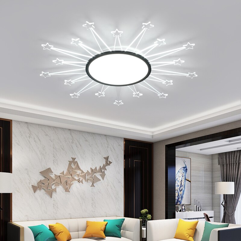Ultra-Thin Living Room Led Ceiling Lights Modern Minimalist Atmosphere Bedroom Lamp Creative Sun