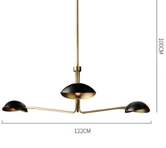 Neoclassical Inspired Copper Toned Modern American Italian Designer Chandelier With Retro Appeal