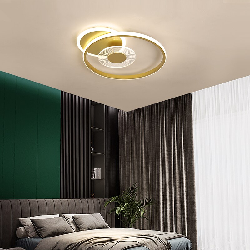 Nordic Square Living Room Bedroom Ceiling Lights Personality Creative Recessed Led Lamp Minimalist