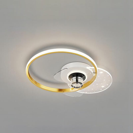 Nordic Modern Ceiling Fan Lamp With 110 - 24V Stepless Dimming - Ideal For Bedrooms Dimming 3 Fans