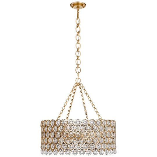 Modern Crystal Chandelier Ceiling Lamp - Gold/Silver Finish For Living Room Decor Pendant Lighting