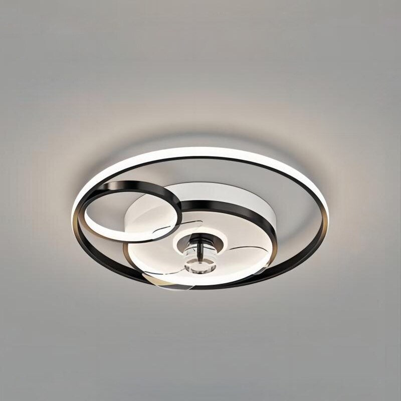 Nordic Modern Ceiling Fan Lamp With 110 - 24V Stepless Dimming - Ideal For Bedrooms Dimming 1 Fans