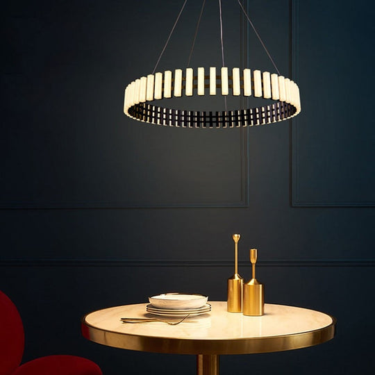 Modern Led Piano Ceiling Chandeliers Nordic Ring Living Dining Room Pendant Lamp Bar Bedroom