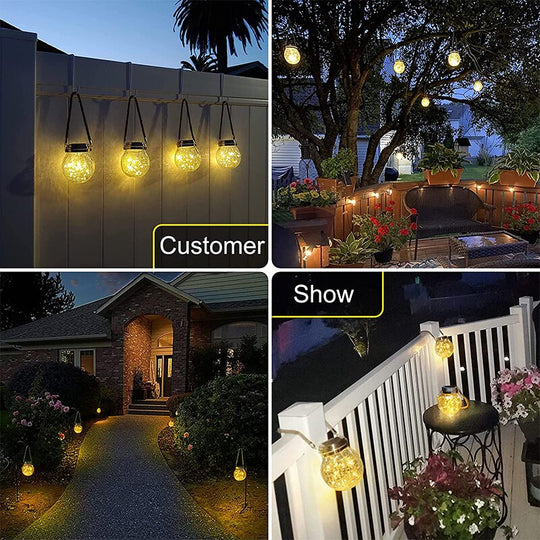 Solar Glass Crack Lights: Distinctive Fairy Lighting For Gazebos And Patios Lights