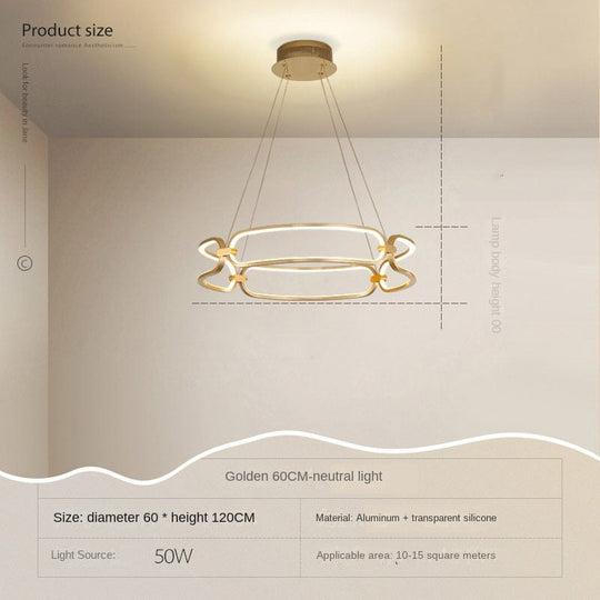 Modern Luxury Living Room Dining Creative Bar Front Desk Online Red Circle Designer Round Art Lamp
