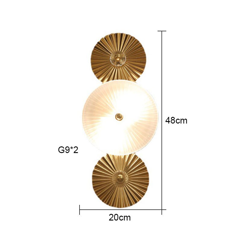 Modern Light Luxury Cylindrical Crystal Wall Lamp Living Room Decoration Tv Lighting Bedroom Study