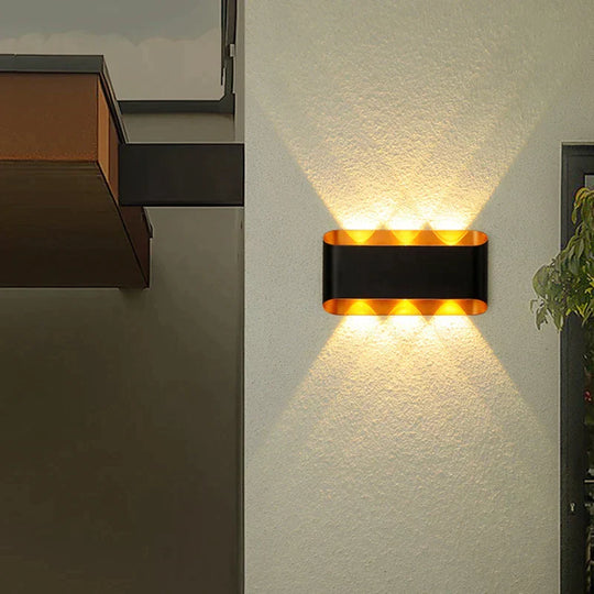 Outdoor Wall Light 8W Lamp For Home Bedroom Living Room Garden Lighting Outdoor