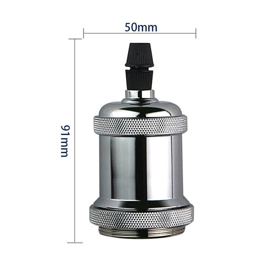 Retro Vintage Pendant Lights - E27/E26 Lamp Holder Socket Sliver / E27 Light