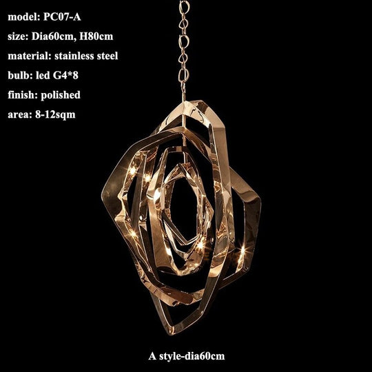 American Art Pendant Lamp Light For Dining Room Living Bar Kitchen Restaurant Creative Hanging Chain