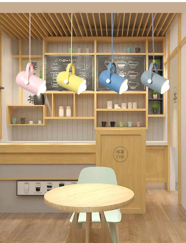 Nordic Minimalism Droplight Angle Adjustable E27 Small Pendant Lights