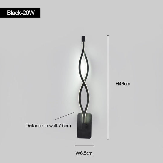 Modern Rectangular Led Chandeliers For Living Room Home Decor Black - 6.5Cm / China Cool White - No