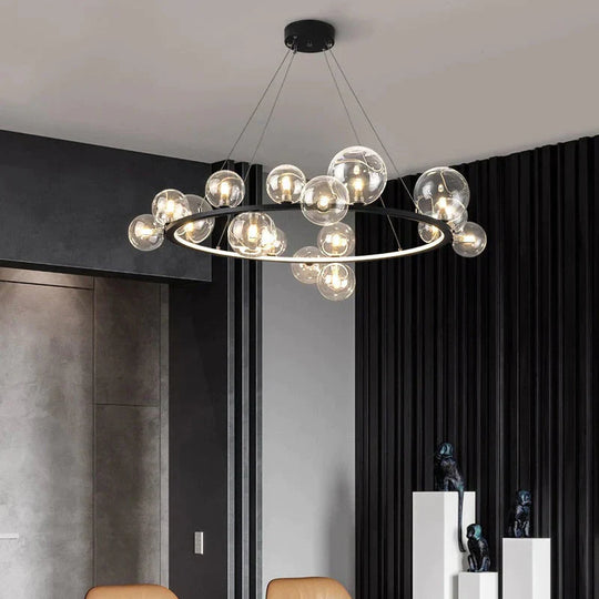 Aisha - Led Glass Chandelier Chandelier