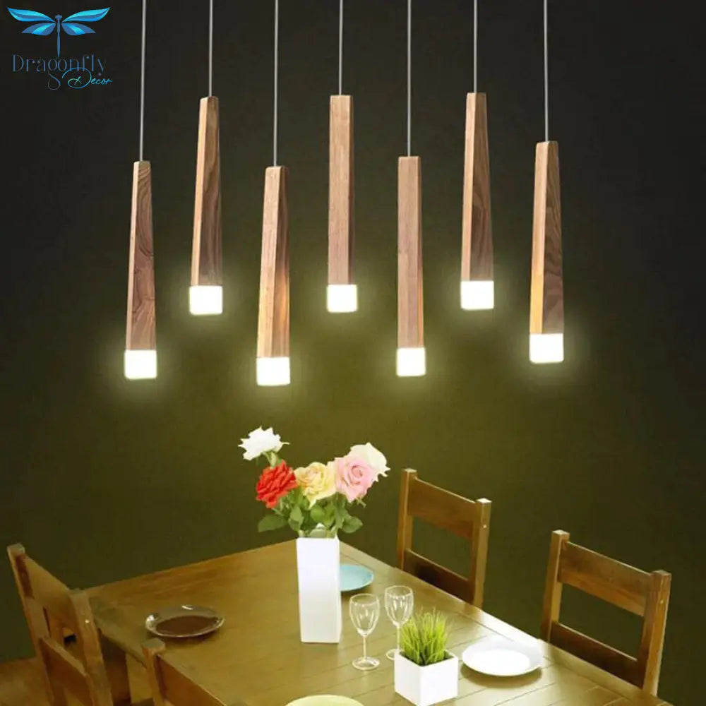 Amani - Nordic Minimalist Wood Art Pendant Lamp