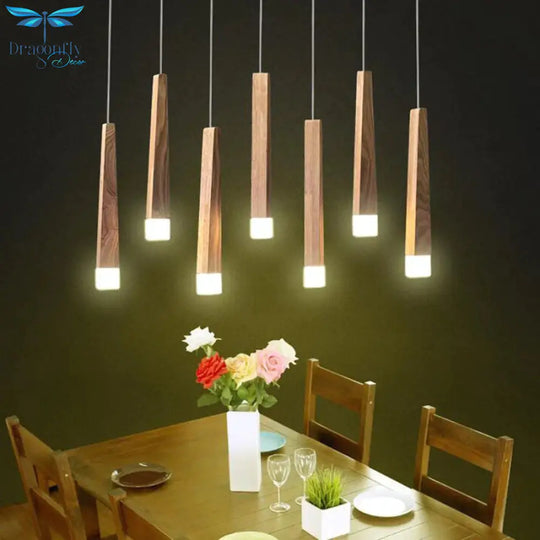 Amani - Nordic Minimalist Wood Art Pendant Lamp