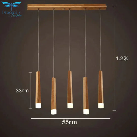 Amani - Nordic Minimalist Wood Art Pendant Lamp