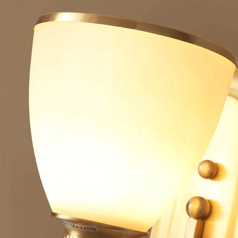 American Bedroom Bedside Copper Wall Lamp Lamps