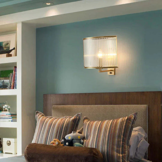 American Modern Study Bedroom Restaurant All - Copper Wall Lamp Copper Lamps