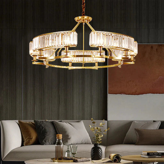 Modern Amreican Industrial Crystal Ceiling Lights E14 Led Lamp For Living Room Bedroom Kitchen