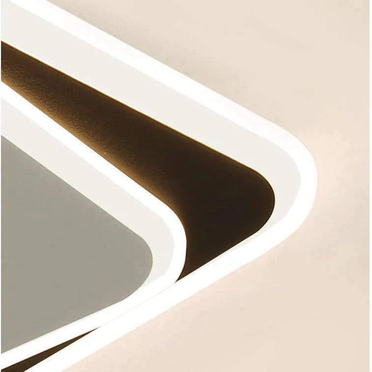 Ava’s Black And White Square Led Aisle Light Corridor Ceiling Lamp