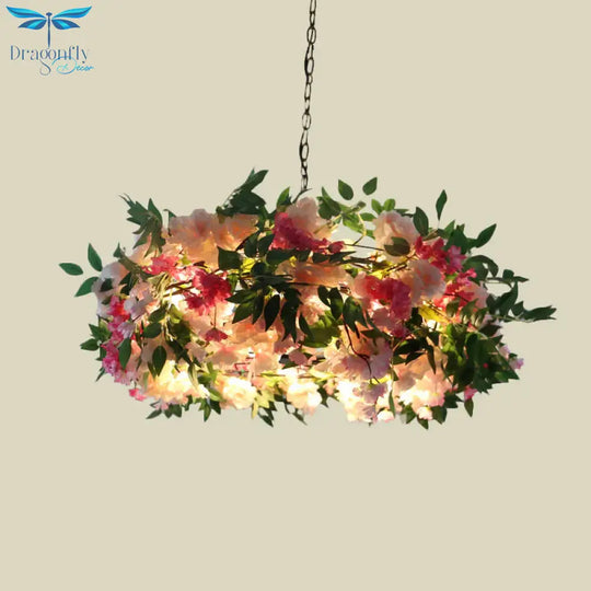 Black Sputnik Pendant Chandelier Industrial Metal 5 Heads Living Room Hanging Light Fixture With
