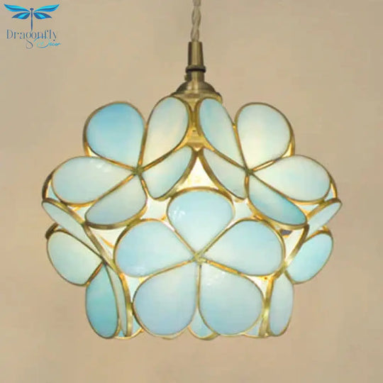 Blooming Beauty: Tiffany Style Pendant Light With Captivating Colors Lighting