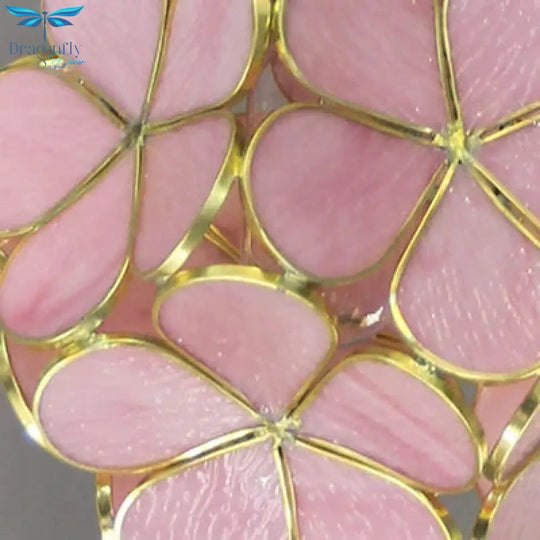 Blooming Beauty: Tiffany Style Pendant Light With Captivating Colors Lighting