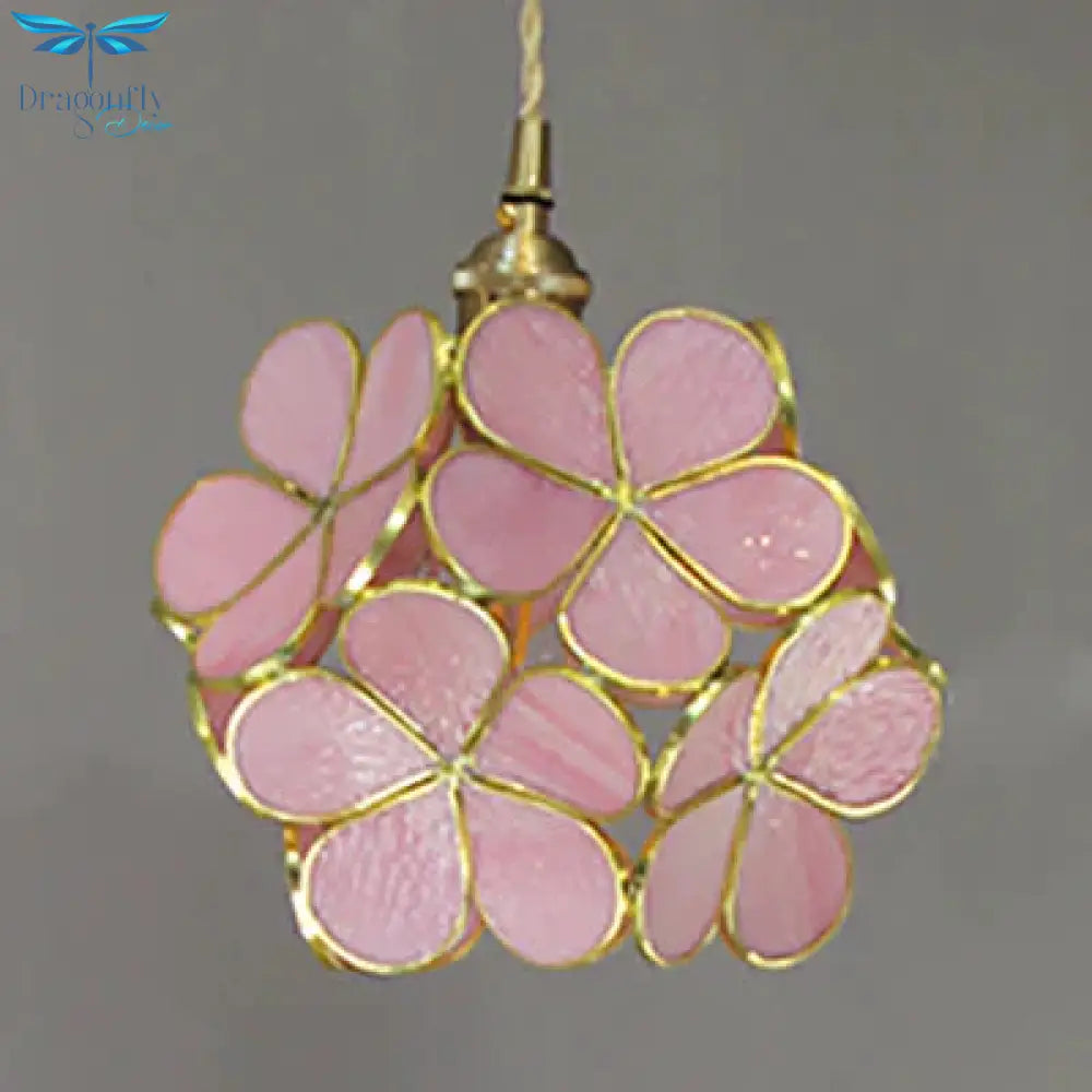 Blooming Beauty: Tiffany Style Pendant Light With Captivating Colors Lighting