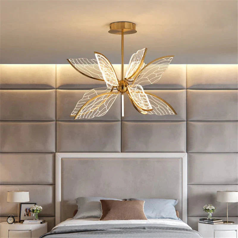 Butterfly Led Pendant Lamp For Living Dining Room Restaurant Home Decoration Pendant Light