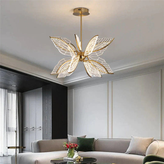 Butterfly Led Pendant Lamp For Living Dining Room Restaurant Home Decoration Pendant Light