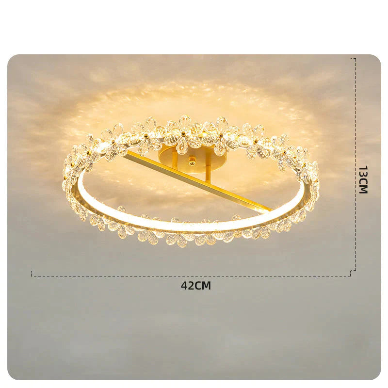 Ceiling Lamp Atmosphere Light Luxury Living Room Crystal Dining Creative Personality In The Bedroom