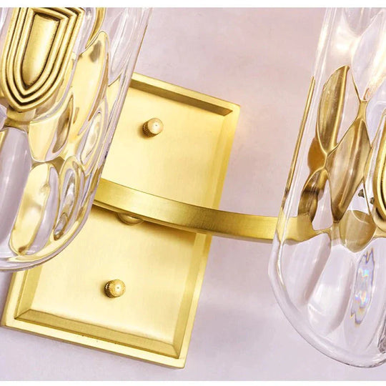 Copper Wall Lamp Light Luxury Bedroom Bedside Single - Headed Double - Headed Corridor Study Living