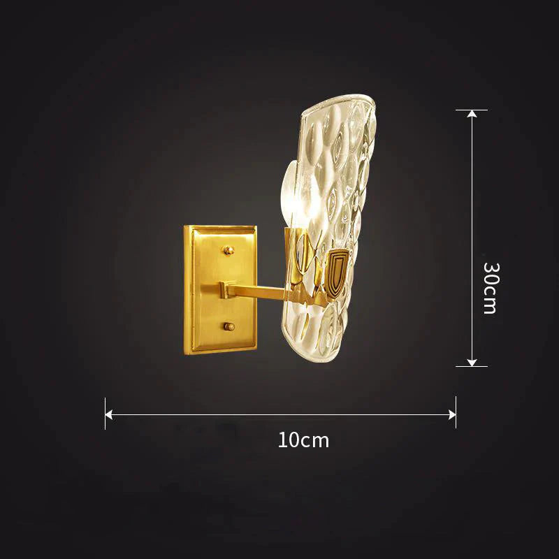 Copper Wall Lamp Light Luxury Bedroom Bedside Single - Headed Double - Headed Corridor Study Living