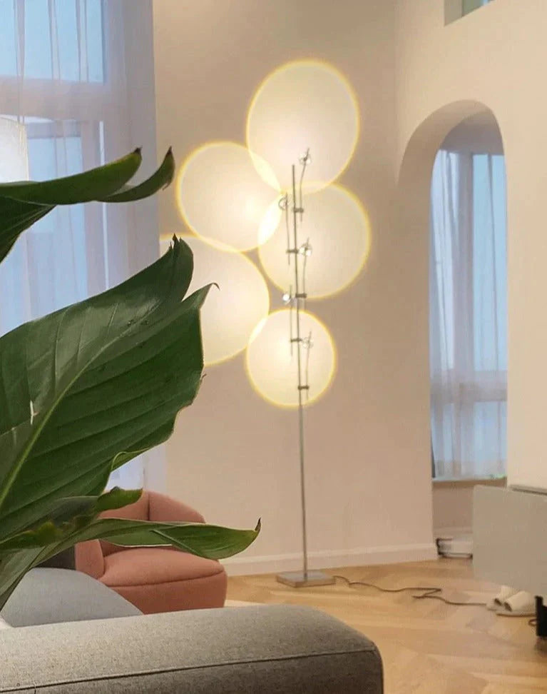 Creative Background Wall Sunset Atmosphere Lamp Floor Lamps
