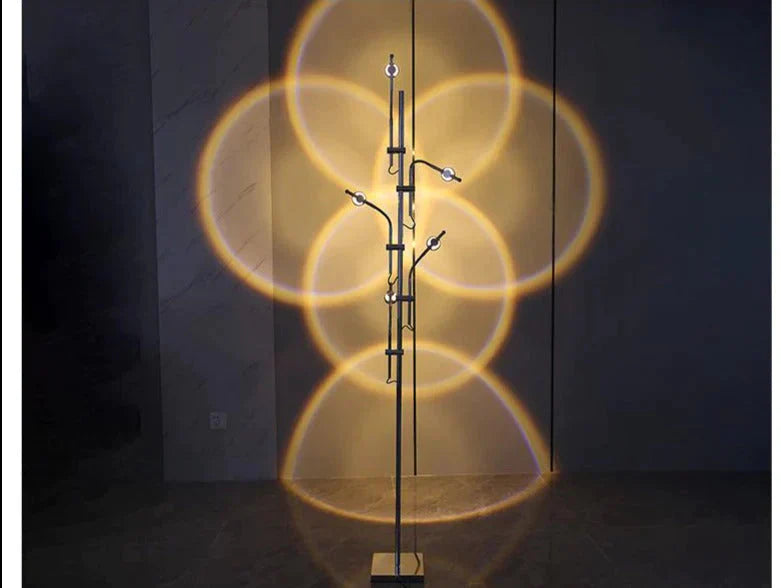 Creative Background Wall Sunset Atmosphere Lamp Floor Lamps