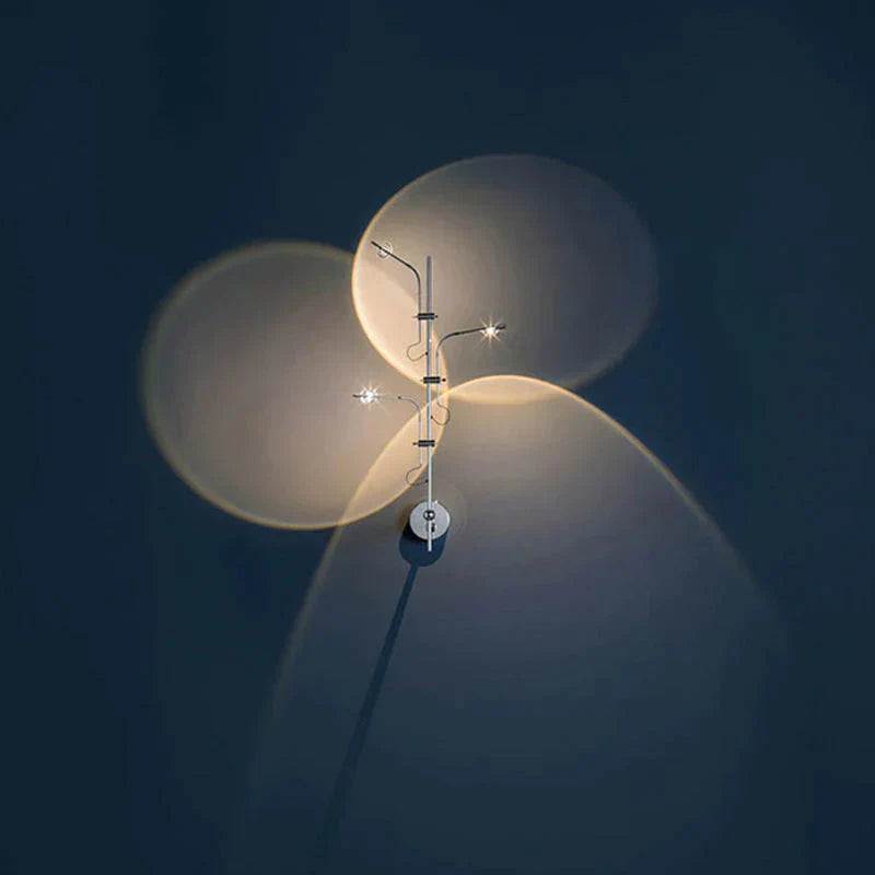 Creative Background Wall Sunset Atmosphere Lamp Floor Warm Light / 3 - Heads Wall Lamps Lamps