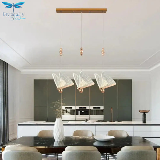 Evelyn - Butterfly Stair Chandelier Dining Room Ceiling Pendant Light Large
