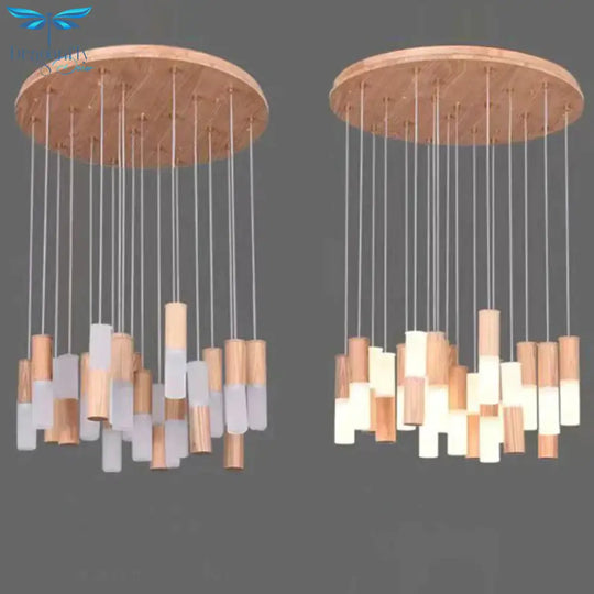 Fiela - Modern Wood Chandelier