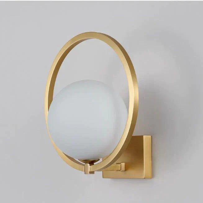 Full Copper Post - Modern Living Room Bedroom Bedside Light Luxury Bean Wall Lamp Tv Background