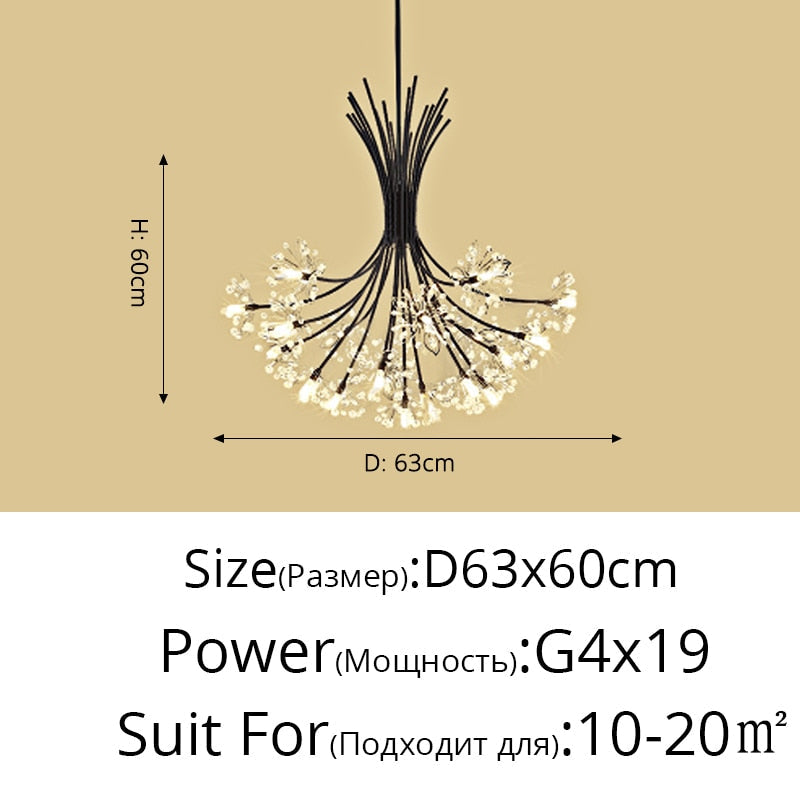 Glory - Led Flowers Chandeliers Pendant Lighting