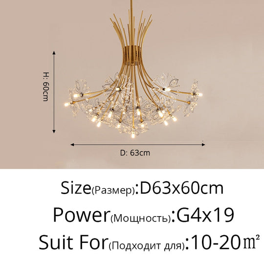 Glory - Led Flowers Chandeliers Pendant Lighting
