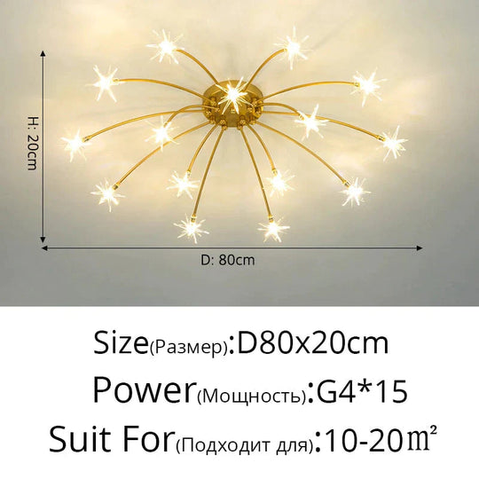 Glory - Led Flowers Chandeliers