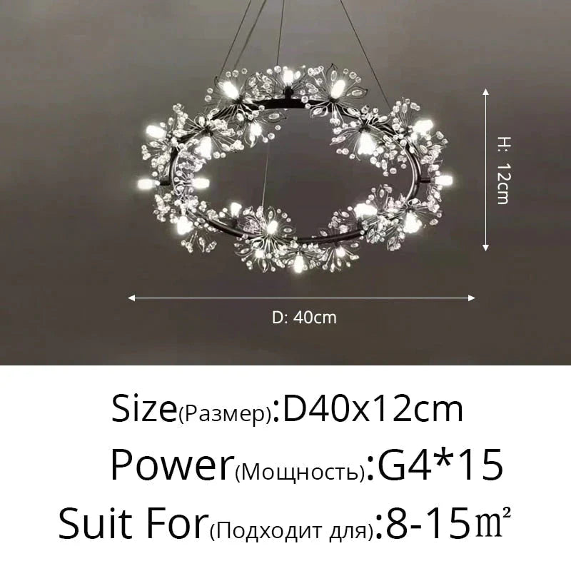 Glory - Led Flowers Chandeliers