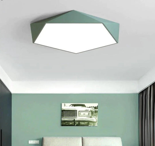Greta - Macarons Ceiling Lights Colorful Lampshade Lamp For Living Room Bedroom Kids Mount Indoor