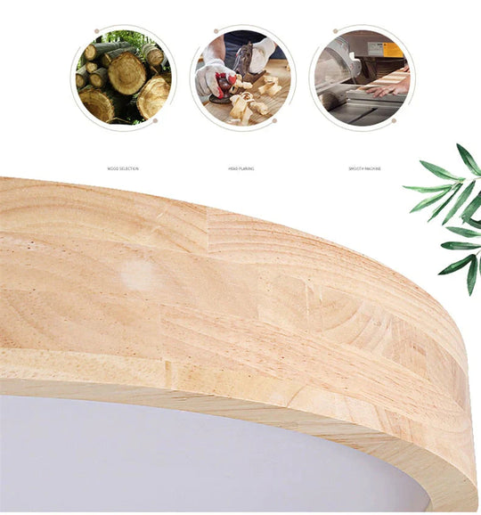 Helena - Led Ceiling Light Modern Lamp Panel Living Room Round Lighting Fixture Remote Control