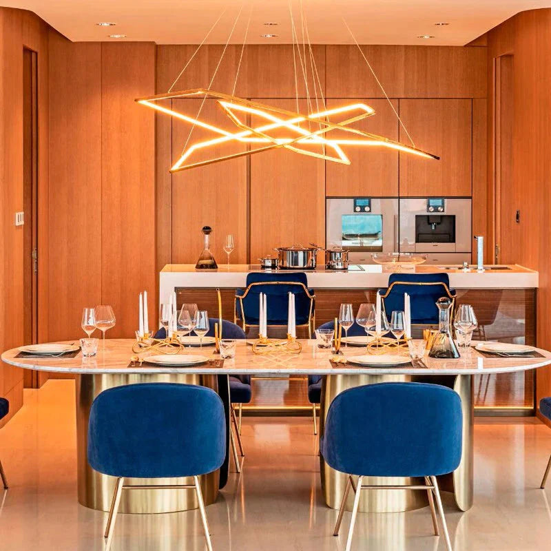 Hexa - Minimalist Hexagonal Led Chandelier